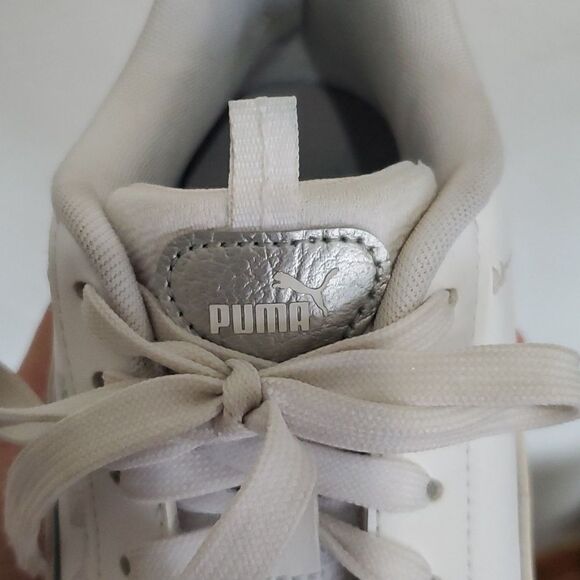 Puma Women's Smash Platform V3 Pop-Up White Size 8 - Picture 7 of 15